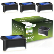 Набір із 4 сонячних LED світильників для сходів, STICO
